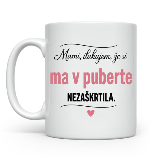 Ďakujem že nezadusila